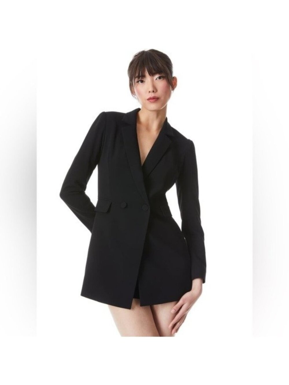 Alice + Olivia KYRIE TUXEDO SKORT ROMPER